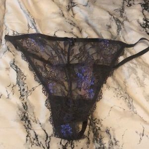 Savage X FENTY Purple Lace Thong